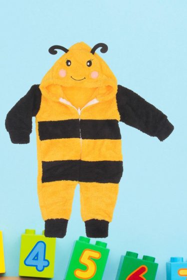 REINA - Παιδική Πιτζάμα Ολόσωμη Fleece Bee 5173